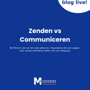 Zenden vs communiceren